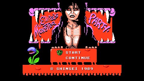 ELVIRA'S MONSTER PARTY (NES) (Gameplay - Commentary)