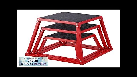 VEVOR Plyometric Jump Boxes 12/18/24 Inch Plyo Box Platform and Jumping Agility Review