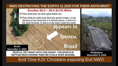 NWO DESTROYING THE EARTH 11-2025 FOR THEIR ANTICHRIST