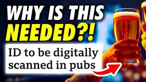 IDs to be SCANNED in Pubs!