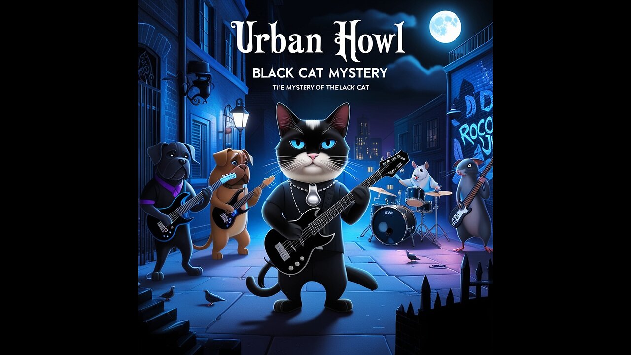 Unravel THE MYSTERY OF THE BLACK CAT with Urban Howl! 🎶 Nocturnal Animal Music