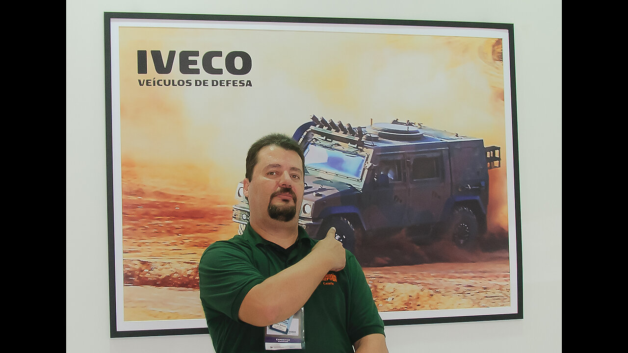 LMV Guaicurus da IDV -Bastos dirige o blindado 4x4