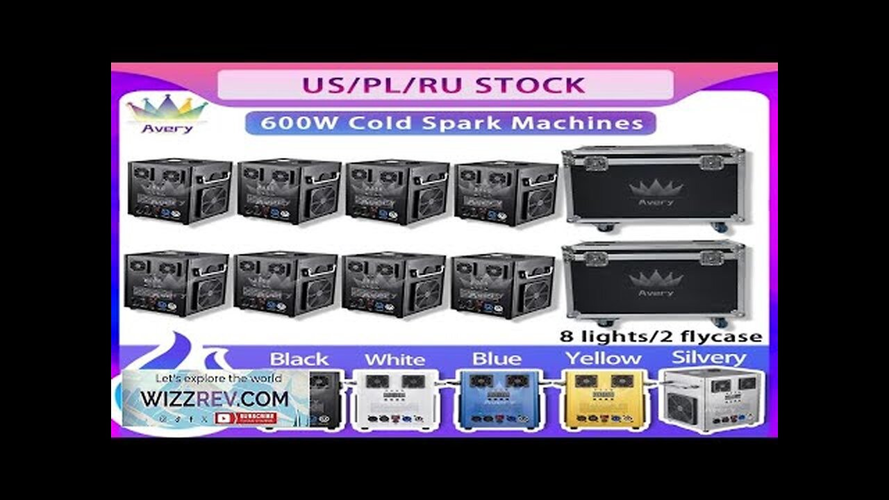 0 Tax 8Pcs Machines 2 Flycase Stage Light Effect 600W Cold Spark Review