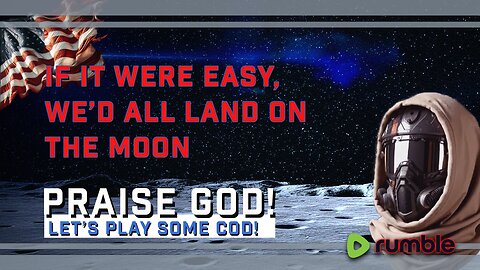 Praise God! IF IT WERE EASY.. We'd all land on Mars.