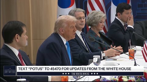 President Trump Participates in Bilateral Meeting with the President of the Republic of Korea