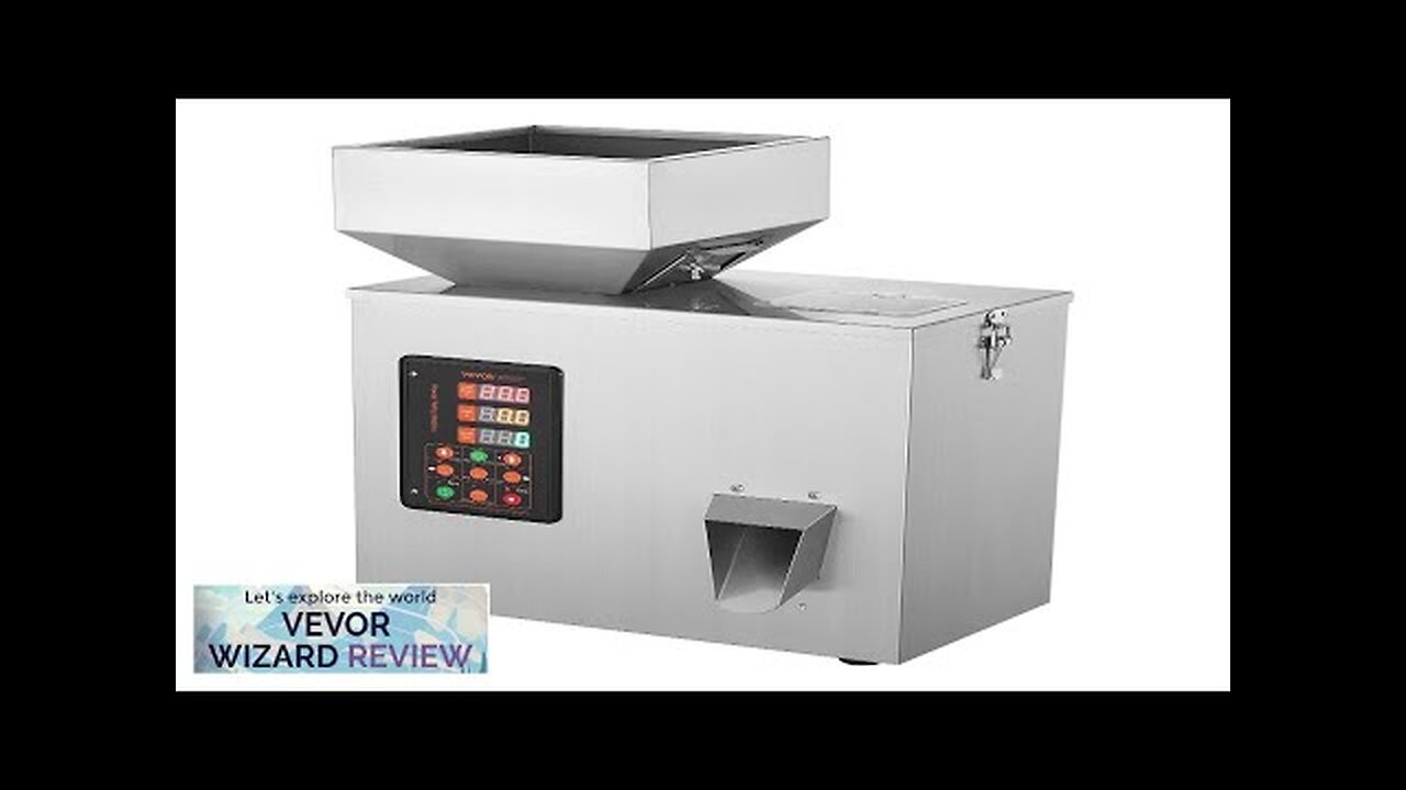 VEVOR Powder Filling Machine 0.002-0.44lbs/1-200g Automatic Intelligent Particle Weighing Review