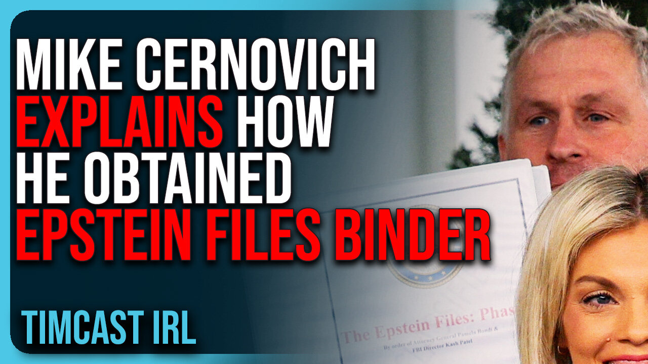 Mike Cernovich EXPLAINS How He Obtained Epstein Files Binder, Meeting With Trump