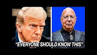 Donald Trump Releases New Message about Klaus Schwab & Notices Something Disturbing about him