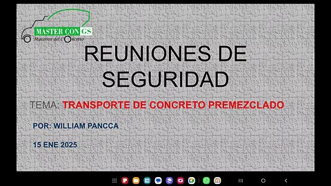 15 Ene 2025 - Transporte De Concreto Premezclado