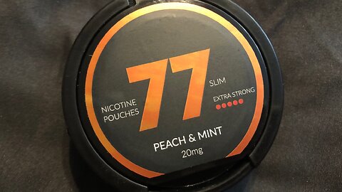 77 Peach Mint Nicotine Pouches Review