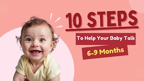 How to help your baby talk in 10 steps ★ 6-9 months ★ Baby Language Development