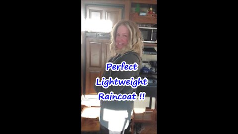 Lightweight Raincoat by NAMTYQX, perfect for layering ! | Lots of Color Options & Plus Sizes