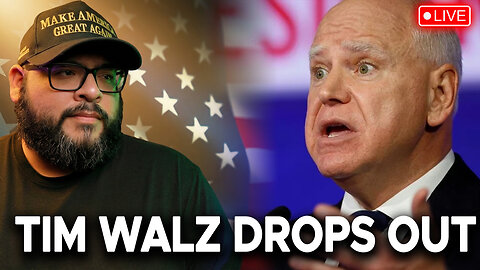 Tim Walz Drops Out Of Governor Race! Blames TRUMP After Somali Fraud Exposed By Nick Shirley