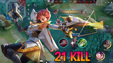 I Did My Best But I Loose :( | Maniac + 21 Kill | Mobile Legends