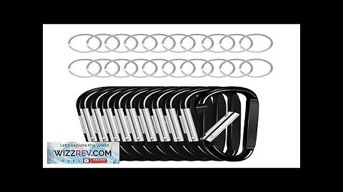 Caribeaner Clip Spring Snap Hook Keyring Camping Sports Karabiner 10 PCS Review