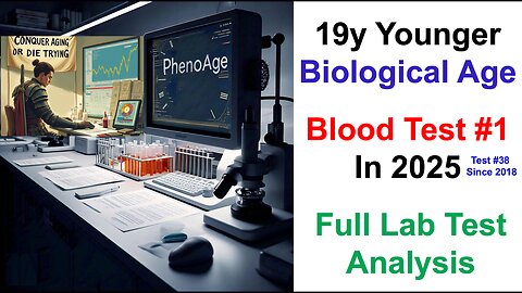 19y Younger Biological Age (Blood Test #1 In 2025)