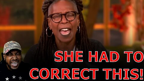 Whoopi LOSES IT After Producer STOPS THE SHOW And FORCES Her To Correct Trump Lie LIVE ON AIR!