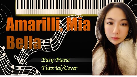 How to Sing and Play Relaxing Music Caccini: Amarilli, mia bella piano and vocal demo