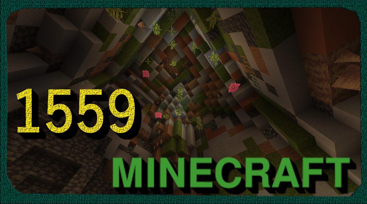 Lets Play Minecraft Episode – 1559 Waterfall Cavern Ceiling