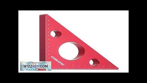 ENJOYWOOD Woodworking Carpenter Square Right Angle Ruler Triangle Height Ruler Metric Review