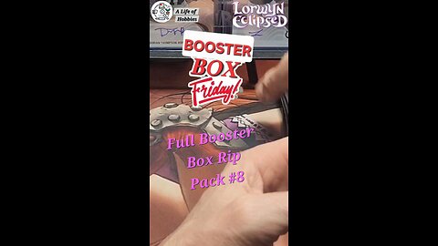 Lorwyn Eclipsed Booster Box Rip, Pack #8