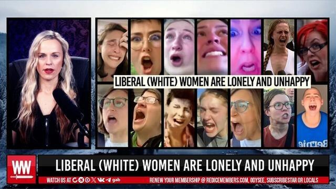 Liberal (White) Women Are Lonely And Unhappy (Red Ice TV)