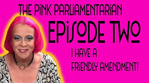 Friendly Amendments??? The Pink Parliamentarian Ep. 2