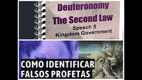 Deut 2ª Ley-DISCURSO 5-Cap. 13 /14: UN PROFETA COMO MOISÉS FALSOS PROFETAS, Stephen Jones