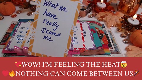 💖WOW! I'M FEELING THE HEAT🤯❤️‍🔥NOTHING CAN COME BETWEEN US🪄COLLECTIVE LOVE TAROT💓