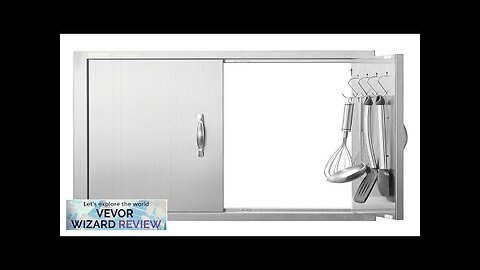 VEVOR BBQ Access Door 24W x 24H Inch Double Outdoor Kitchen Door Review