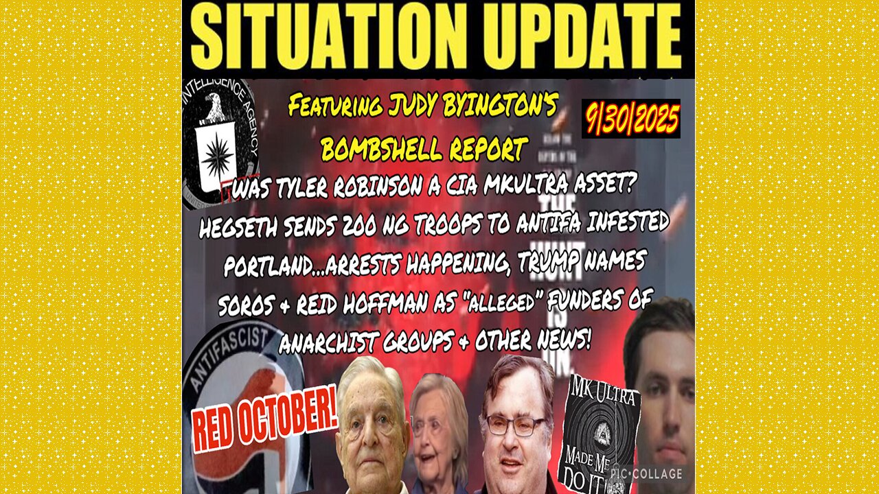 SITUATION UPDATE 9/28/25 - Arrests Happening, People Accused Of Funding Anarchist Nifascist Groups