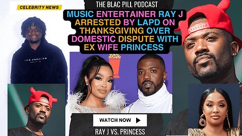 Music entertainer Ray J ARRESTED by LAPD on Thanksgiving over DOMESTIC DISPUTE with ex wife Princess