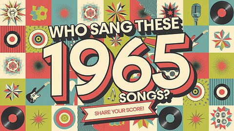 Who Sang These Hits From 1965?