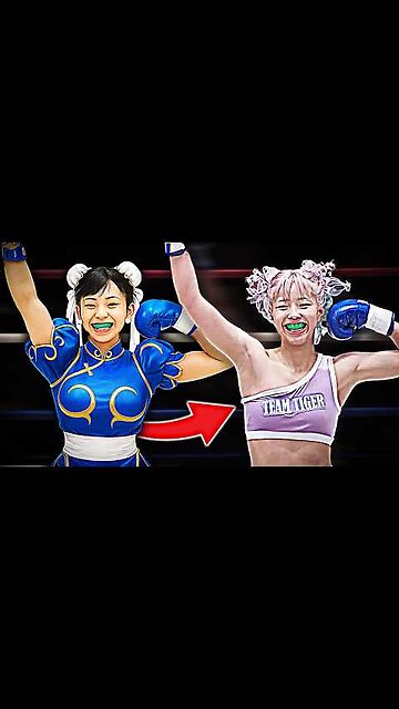 Japanese Kickboxer Only Uses Her Legs (Mona Kimura)