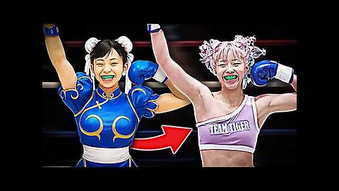 Japanese Kickboxer Only Uses Her Legs (Mona Kimura)