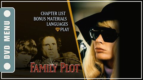 Family Plot - DVD Menu