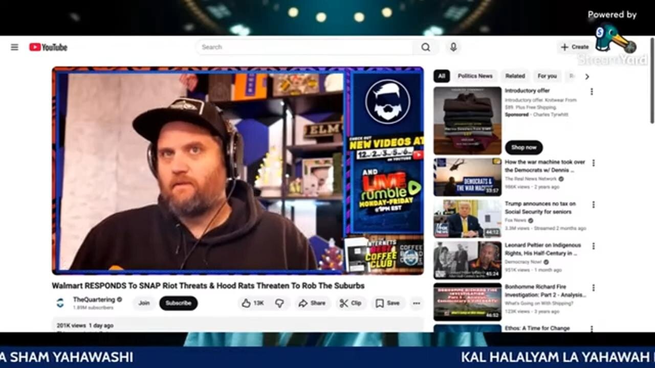 THE SEDITION AND VIOLENCE THAT WE ALL KNOW IT'S COMING