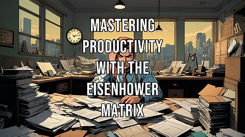 Be More Productive NOW With Eisenhower Matrix