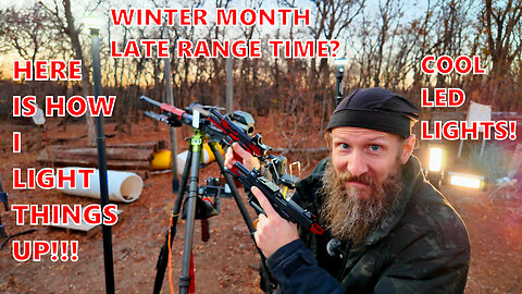 Range Time After Dark? How I Light My Range!!