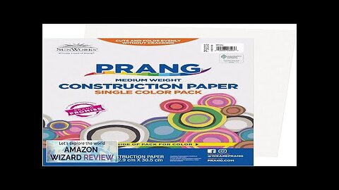 Prang (Formerly SunWorks) Construction Paper White 9" x 12" 50 Sheets Review