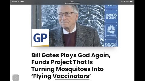 Bill Gates Plays God Again, Funds Project That Is Turning Mosquitoes Into ‘Flying Vaccinators’