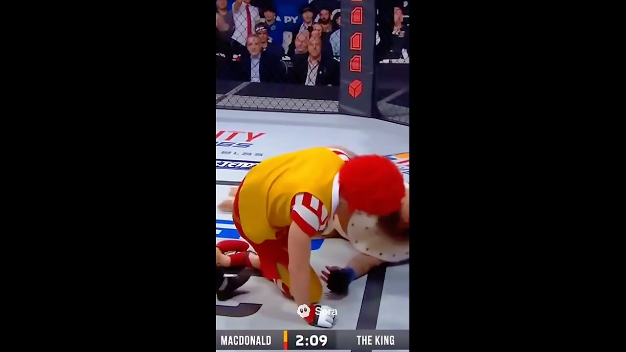 MC DONALD VS BURGUER KING UFC CHALLENGE AI