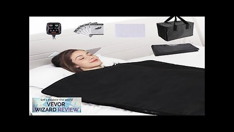 VEVOR Sauna Blanket for Detoxification Portable Far Infrared Sauna for Home Relaxation Review