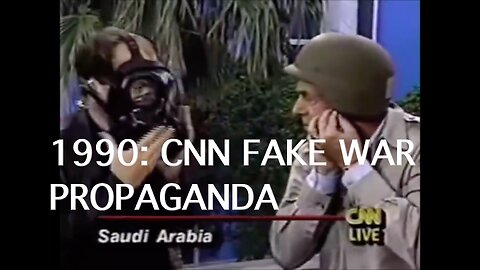 💣🇺🇸 CNN Fake War Propaganda (1990) â–ªï¸ Divide & Conquer -> Easier to Control in the Fear State