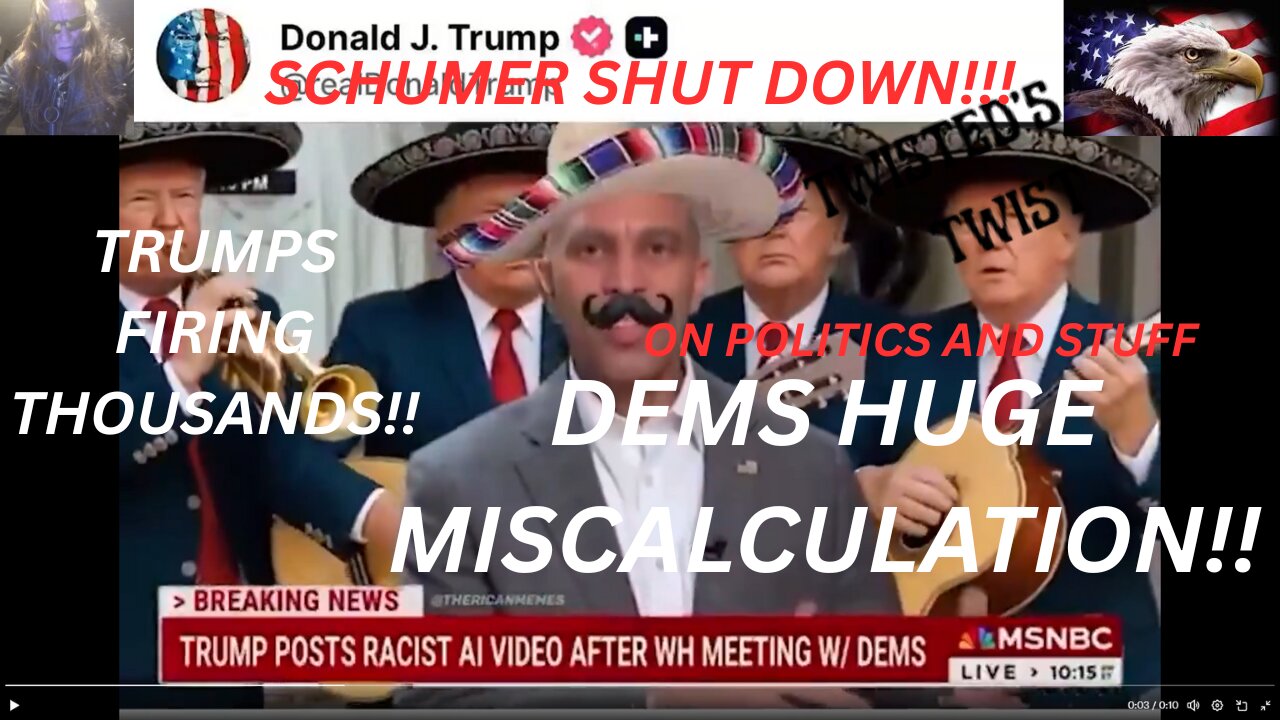 Schumer's Shutdown: Dems' Epic Blunder Hands Trump the Axe!!!