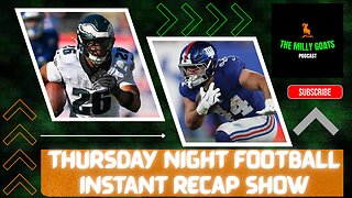 Giants vs Eagles TNF Instant Recap
