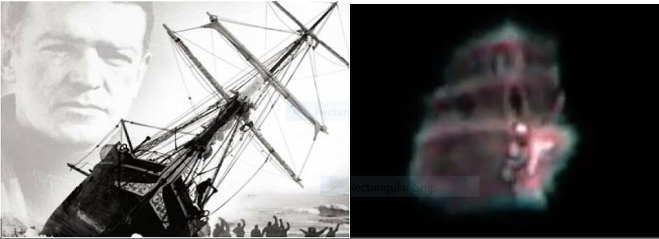 Shackleton's 'Endurance' found 107 yrs to day day I filmed ship morphing from a star !