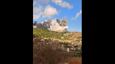 The IDF attacking Hezbollah targets in Lebanon