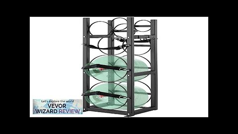 VEVOR Refrigerant Tank Rack with 2 x 30lbs and Other 3 Small Review