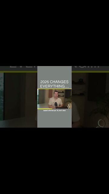 💀 2026 Changes Everything....